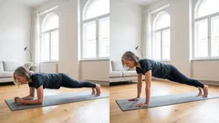 Planșa pe coate sau pe brațe întinse: care variantă este mai eficientă?