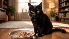 De ce pisica mănâncă doar sosul și lasă bucățile