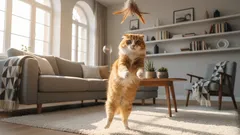 Secretul unei pisici active: cum să-ți menții animalul de companie în formă fără plimbări în aer liber